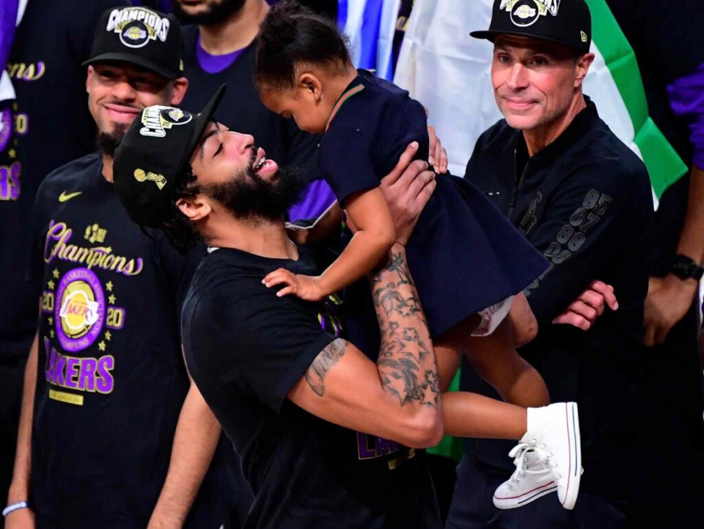 Nala Joined Her Dad During the NBA’s Bubble Season